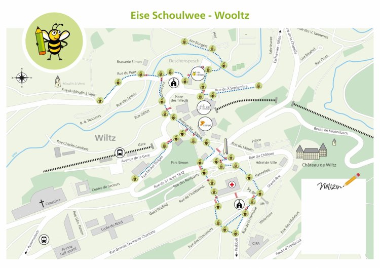 Kaart-Eise Schoulwee Kaart-Eise Schoulwee